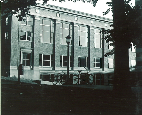 Old photo of Trowbridge Hall