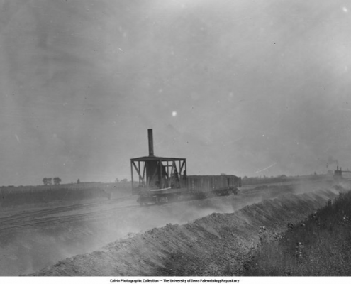 Photo of an old Iowa coal mine