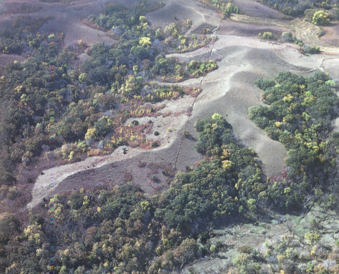 Photo of sharp ridge crests, Plymouth County