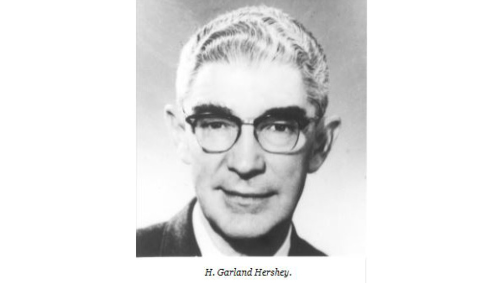 Portrait of H. Garland Hershey