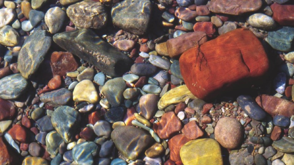 Multi-colored rocks