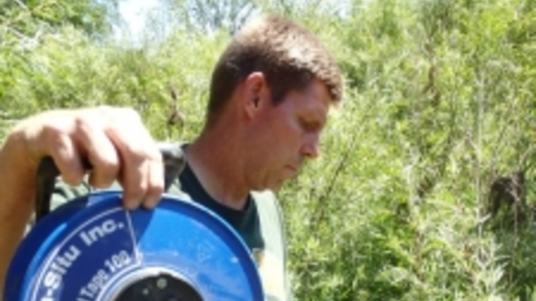 Photo of Mike Gannon in the field